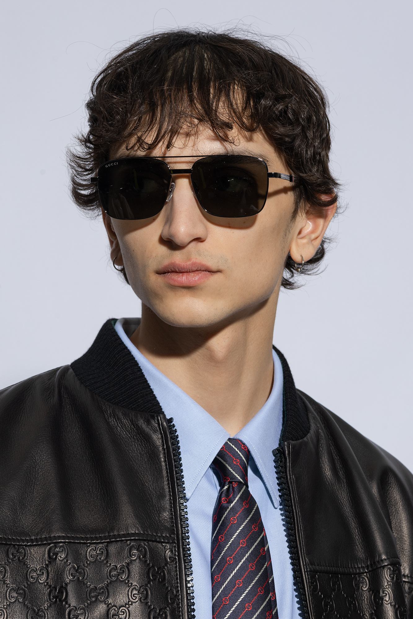 Leather gucci sunglasses cheap